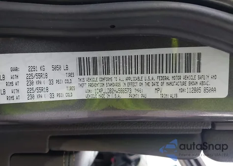 2017 Jeep Cherokee High Altitude Fwd из США, поврежденный, VIN 1C4PJLDB2HW586573